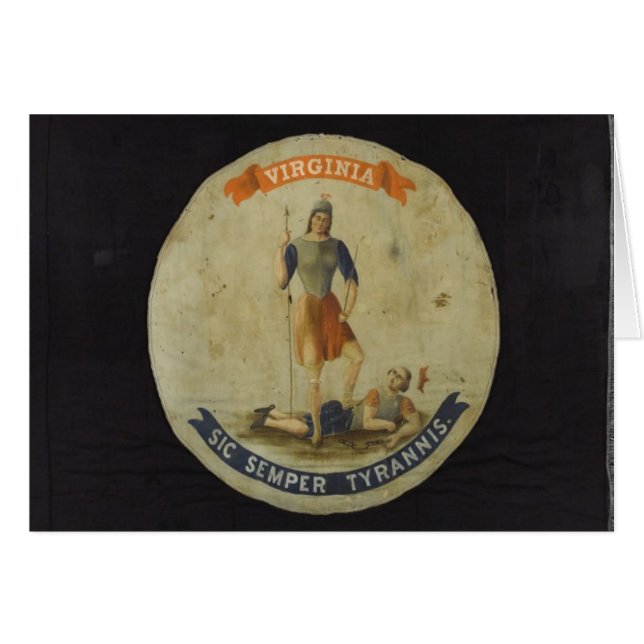 VIRGINIA!!! HÄLSNINGSKORT (Framsidan Horizontal)