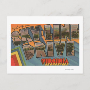 Virginia - Himlar-Line Drive - Large Brev Vykort
