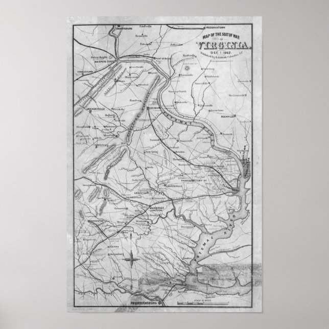 Virginia in Civil Krig Poster (Framsidan)