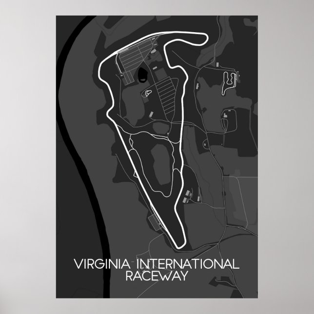 Virginia Internationell Raceway Poster (Framsidan)