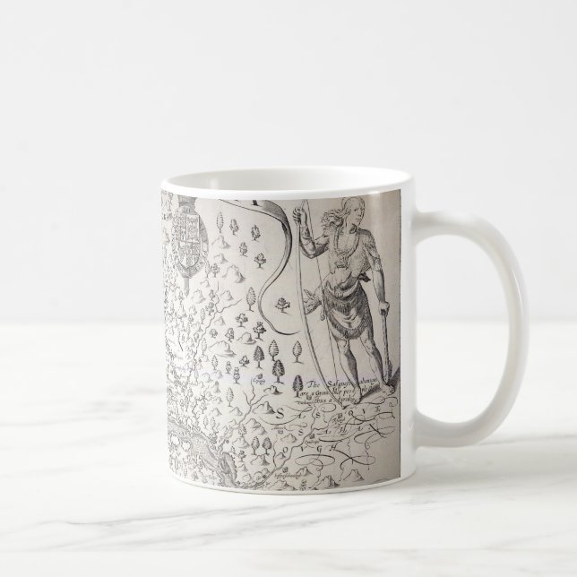 Virginia karta, 1612 kaffemugg (Höger)