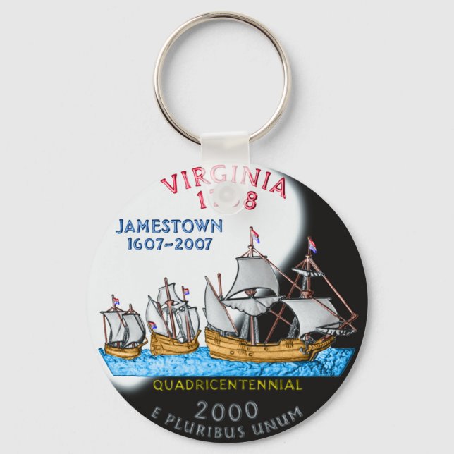 Virginia Keychain Nyckelring (Framsida)