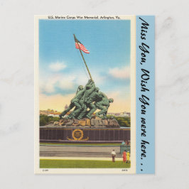 Virginia, Krig Memorial, Arlington Vykort