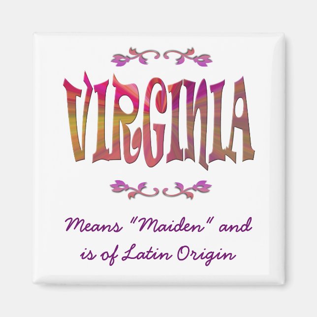Virginia Magnet (Framsidan)