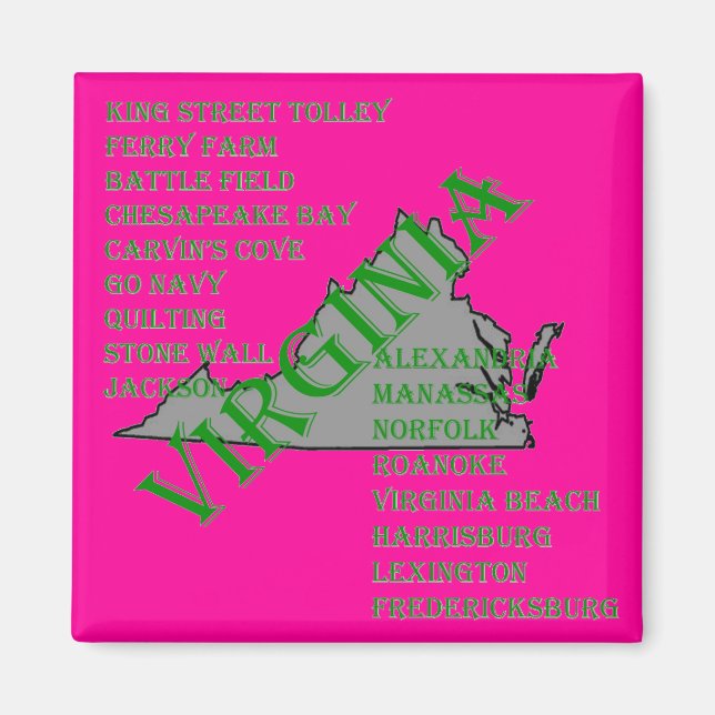 VIRGINIA MAGNET (Framsidan)