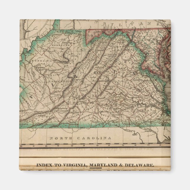 Virginia, Maryland, Delaware Magnet (Framsidan)