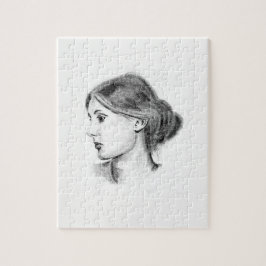 Virginia mjuka Woolf ritar porträtt Pussel