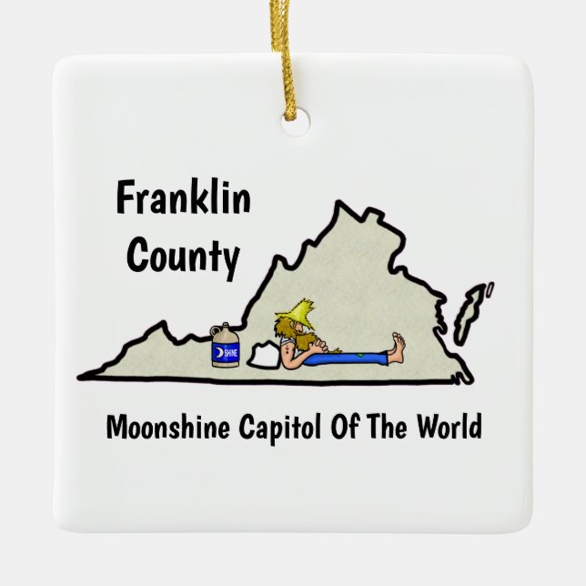 Virginia Moonshine jul Ornament (Framsida)
