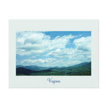 Virginia Mountain View-vykort