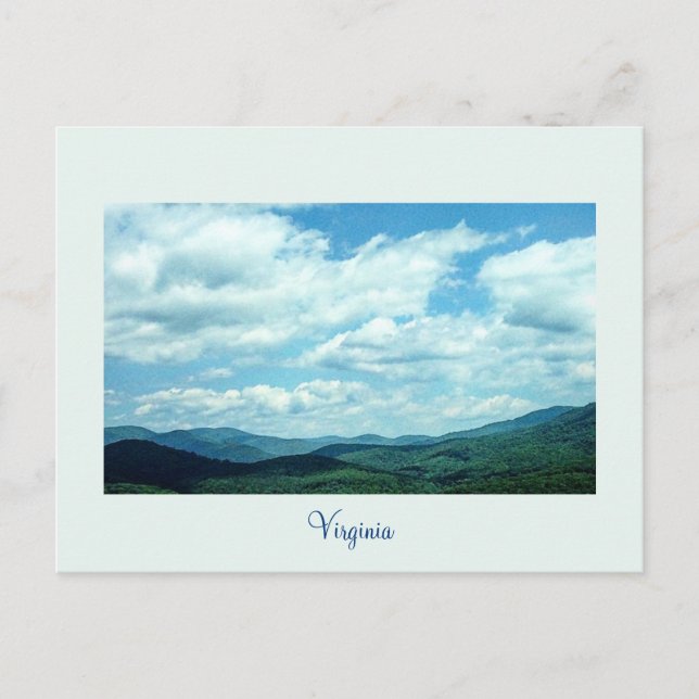 Virginia Mountain View-vykort Vykort (Framsida)