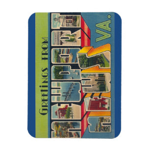 Virginia Newport nyheternamagnet Magnet