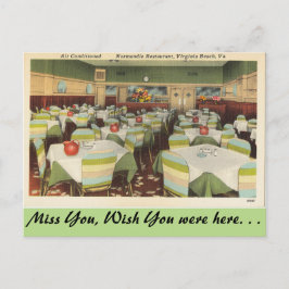 Virginia, Normandie Restaurant, Virginia Beach Vykort
