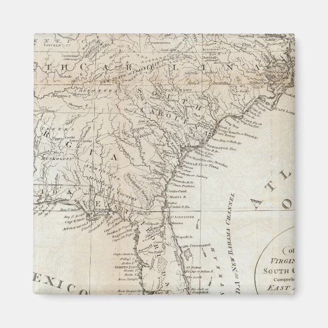 Virginia, North Carolina, South Carolina Magnet (Framsidan)