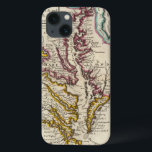 Virginia och Maryland<br><div class="desc">Virginia och Maryland. Vid Herrman Augustine,  1621-1686; Moll Herman,  D. 1732 (173). Publicerat av "London: Thos. Bowles och John Bowles".</div>