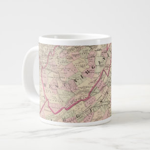 Virginia och Väster Virginia Jumbo Mugg