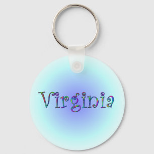 Virginia Rainbow Keychain Nyckelring