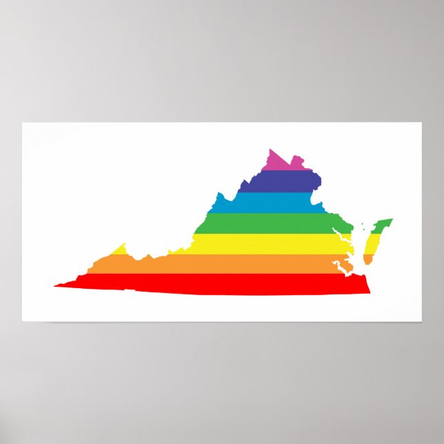 virginia rainbow poster (Framsidan)