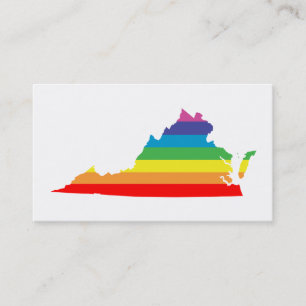 virginia rainbow visitkort