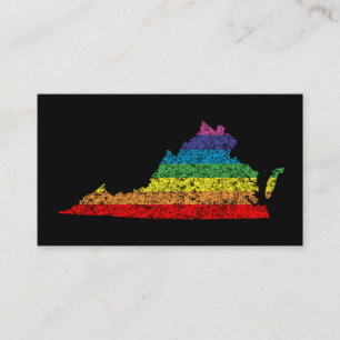 virginia rainbow visitkort