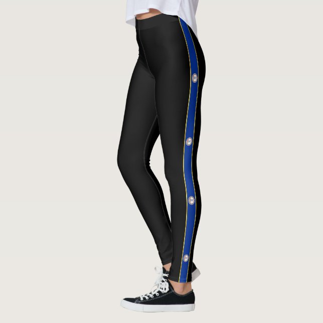 Virginia rand flagga leggings (Vänster)