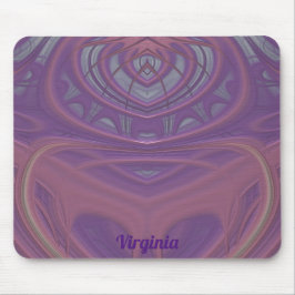 VIRGINIA ~ Rosa Mauve och Lavender Design Musmatta