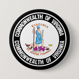 Virginia Round Emblem Knapp
