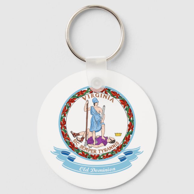 Virginia Seal Nyckelring (Framsida)