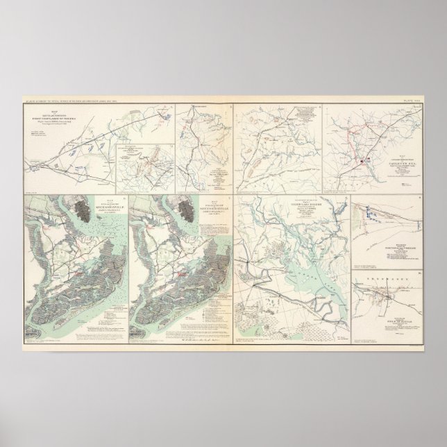 Virginia Secessionville:s första armé Poster (Framsidan)