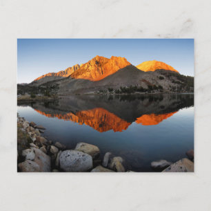 Virginia Sjö Sunset Alglow - John Muir Trail Vykort