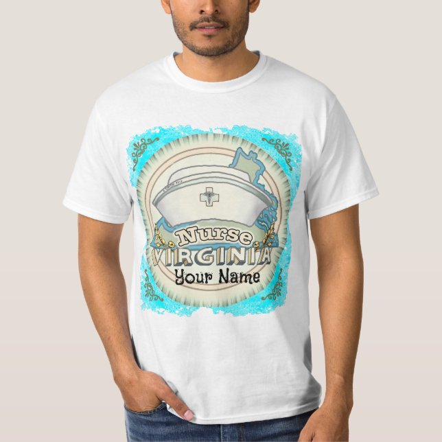 Virginia Sjuksköterska T Shirt (Framsida)
