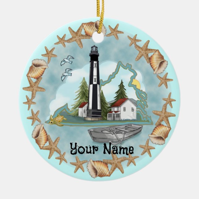 Virginia Snäckas Lighthouse Ornament (Framsidan)