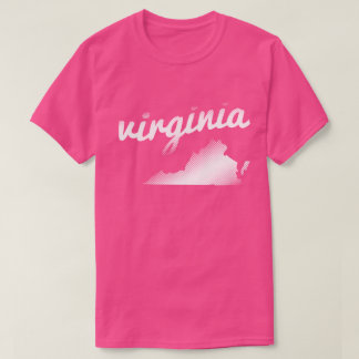 Virginia som är statlig i vit tröja