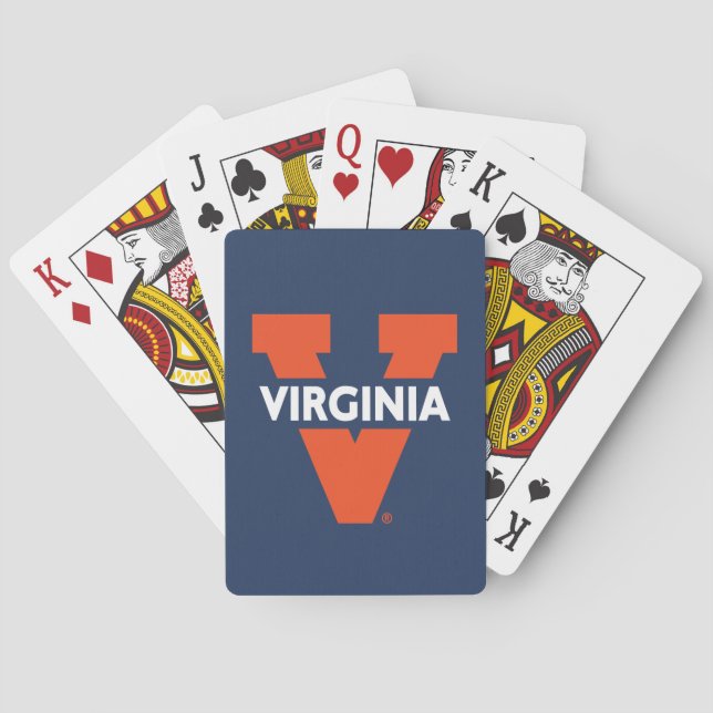 Virginia Split V Casinokort (Baksidan)