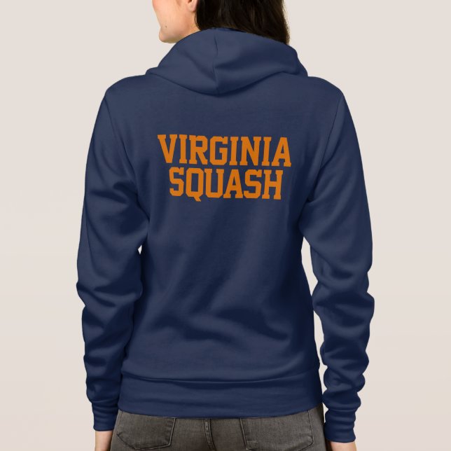 Virginia Squash Women's hoodie T Shirt (Baksida)