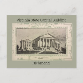 Virginia State Capital Byggnad Postcard (1908) Vykort