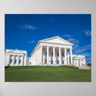 Virginia State Huvudstad Byggnads Poster