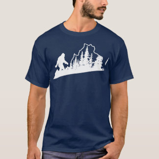 Virginia State Karta Gift T Shirt