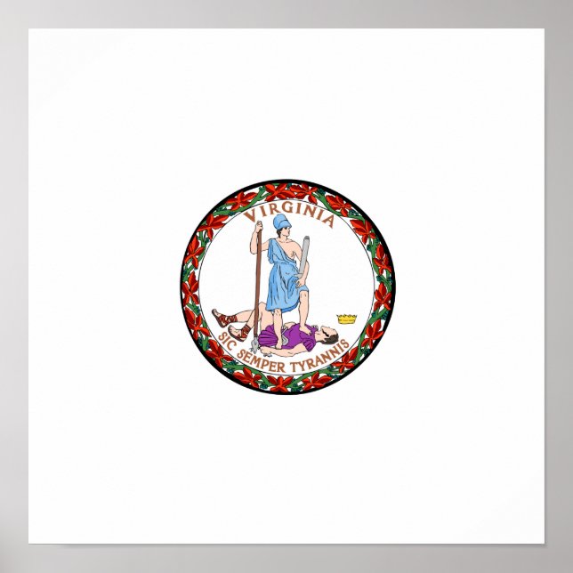 Virginia State Seal Poster (Framsidan)