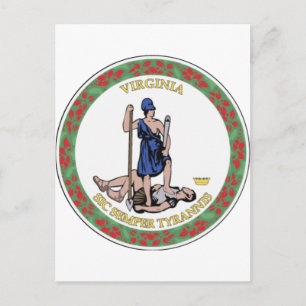 Virginia State Seal Vykort