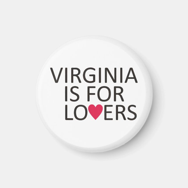 Virginia State T-shirt Virginia Home Tee Virginia Magnet (Framsidan)