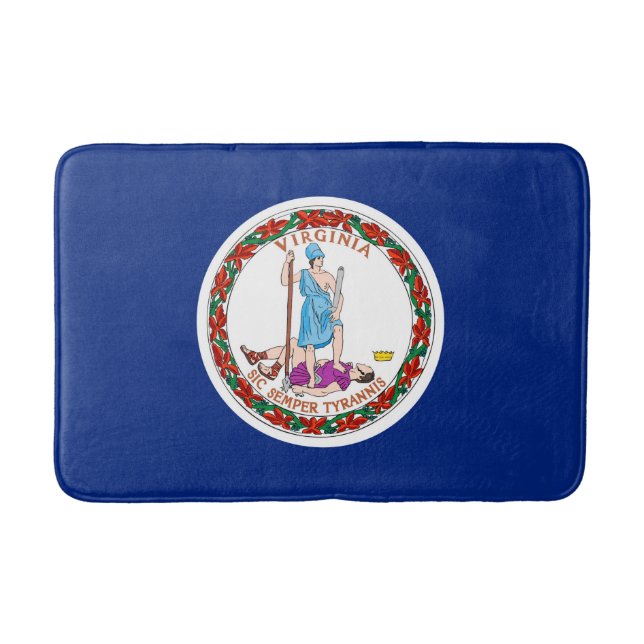 Virginia Statlig flagga Design Badrumsmatta (Framsidan)