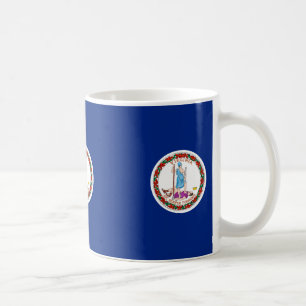 Virginia Statlig flagga Design Kaffemugg