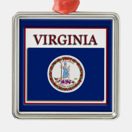 Virginia Statlig flagga jul Ornament