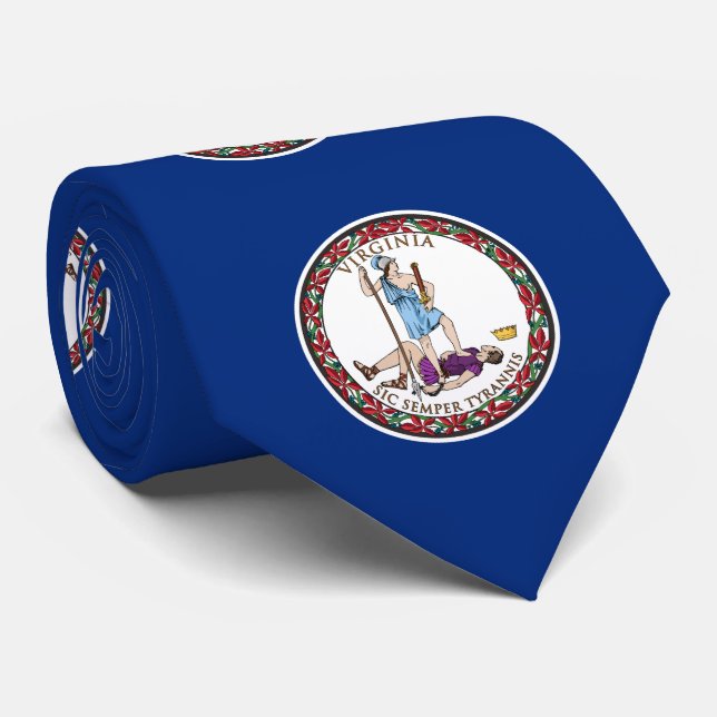 Virginia Statlig flagga Slips (Rullad)