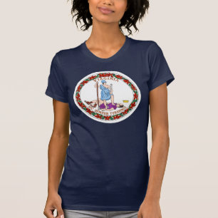 Virginia statlig flagga t-shirt