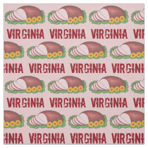 Virginia Stil Cured Land Ham VA Foodie Kött Tyg