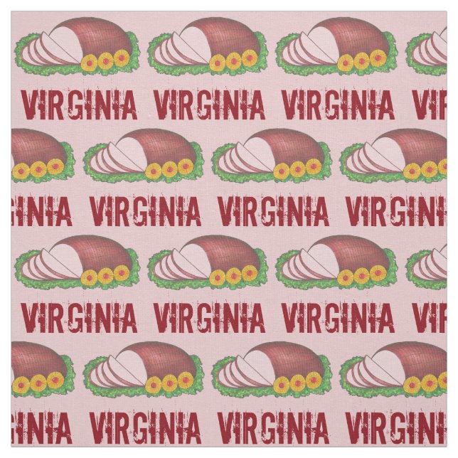 Virginia Stil Cured Land Ham VA Foodie Kött Tyg (Provkarta)