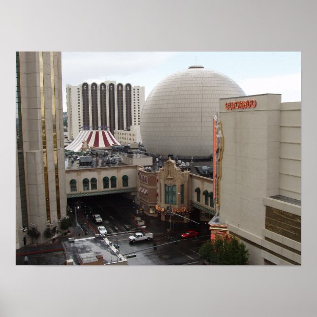 Virginia Street Reno Nevada Poster (Framsidan)