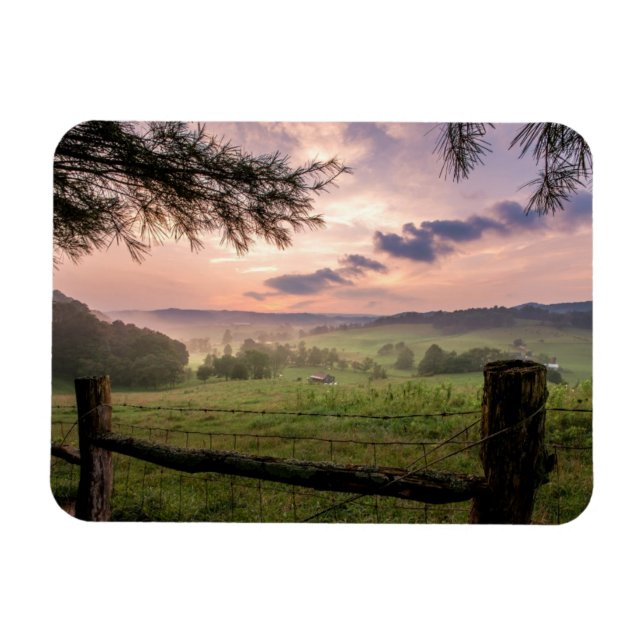 Virginia Sunset Magnet (Horisontell)