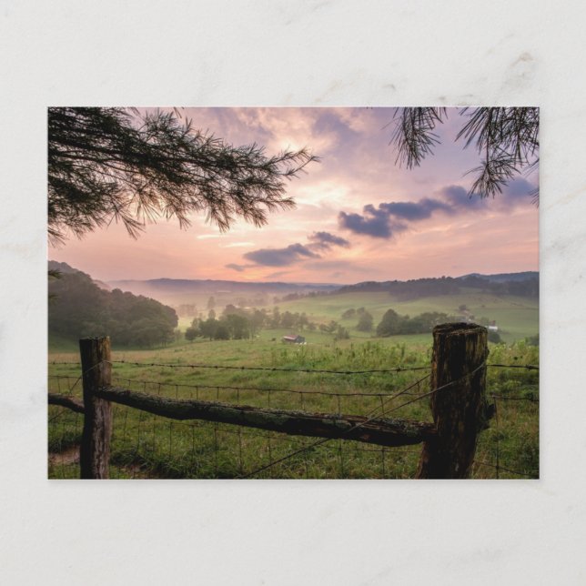 Virginia Sunset Vykort (Framsida)